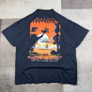 Vintage 1996 Looney Tunes Marvin The Martian Invader From Red Planet T-Shirt L